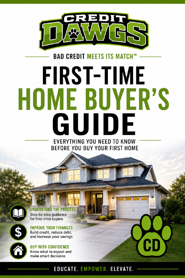 Credit Dawgs First-Time Home Buyer's Guide cover